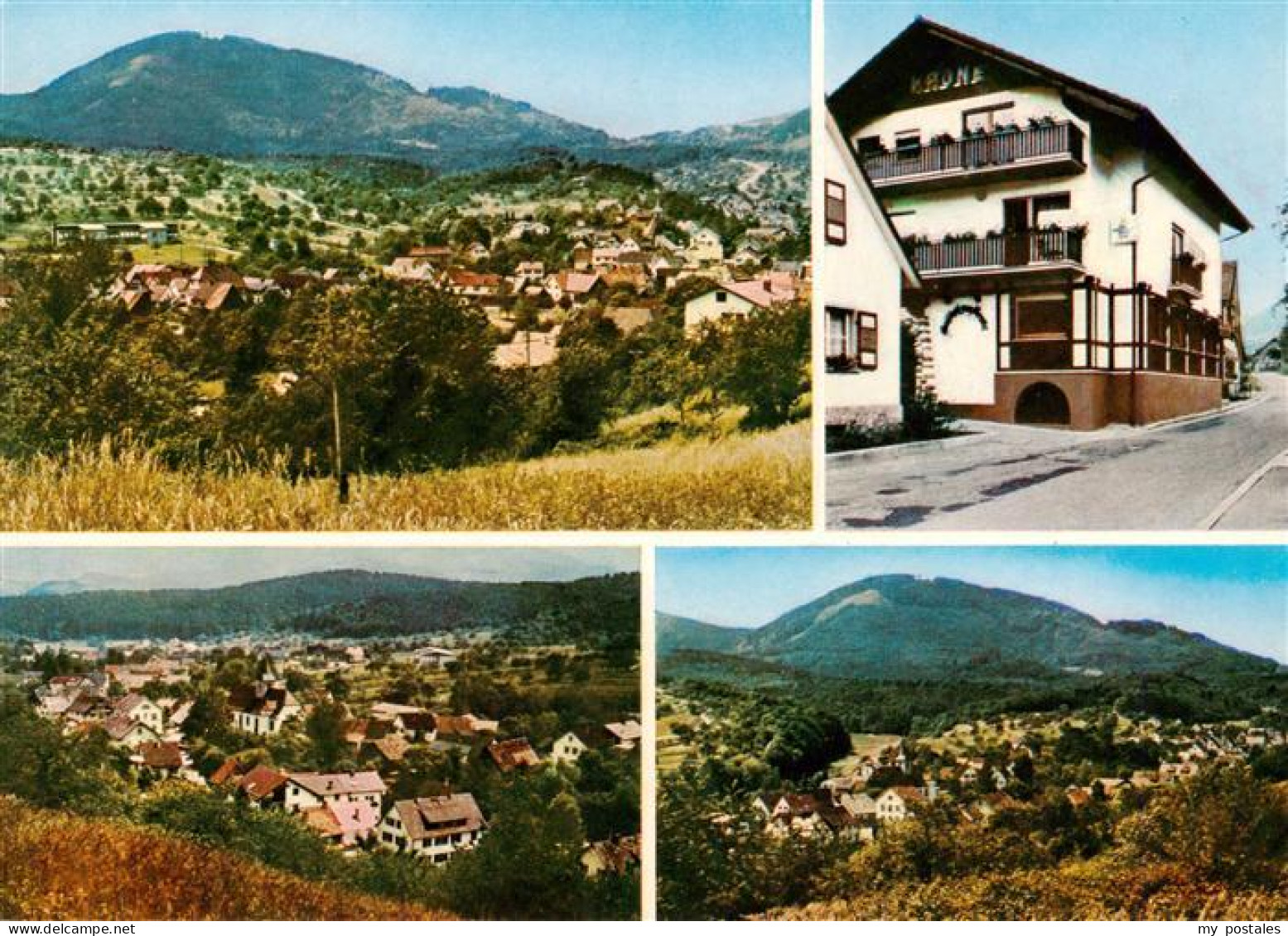 Selbach Gaggenau Gasthaus zur Krone Panorama Ortsansichten