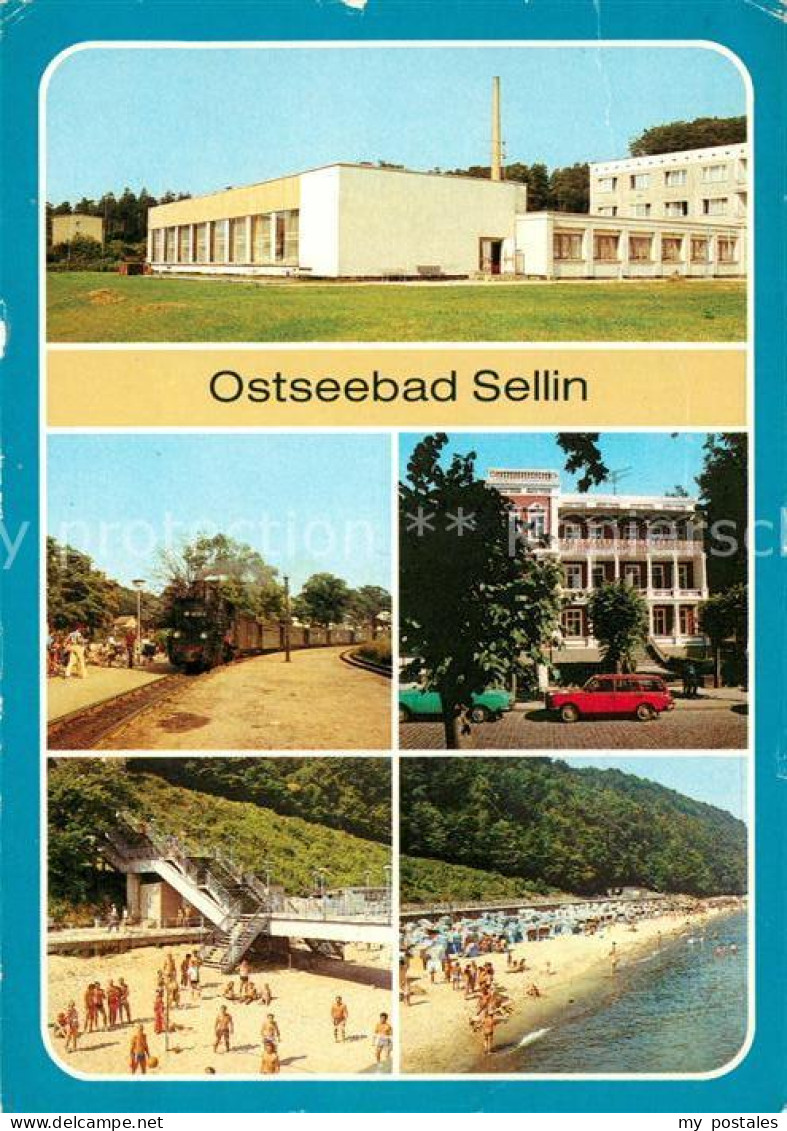 Sellin Ruegen Erholungsheim Klubhaus Haus Sellin Schmalspurbahn