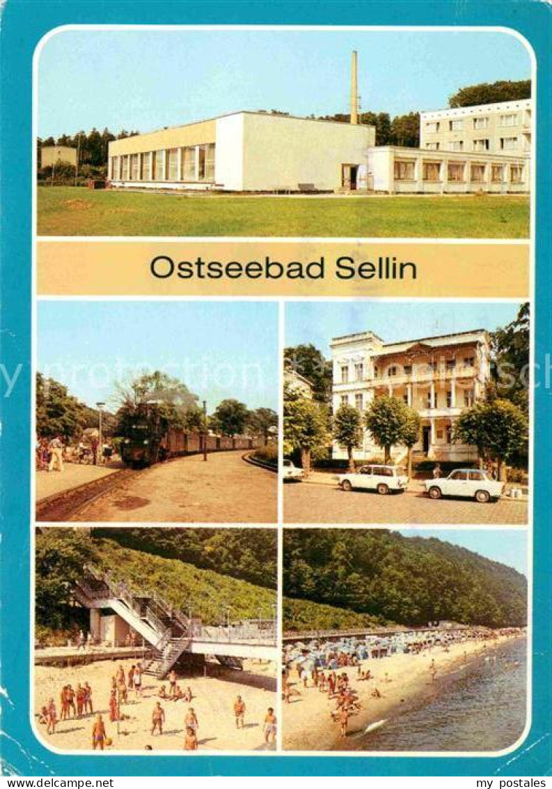 Sellin Ruegen Erholungsheime Klubhaus Haus Sellin Kleinbahn Strand