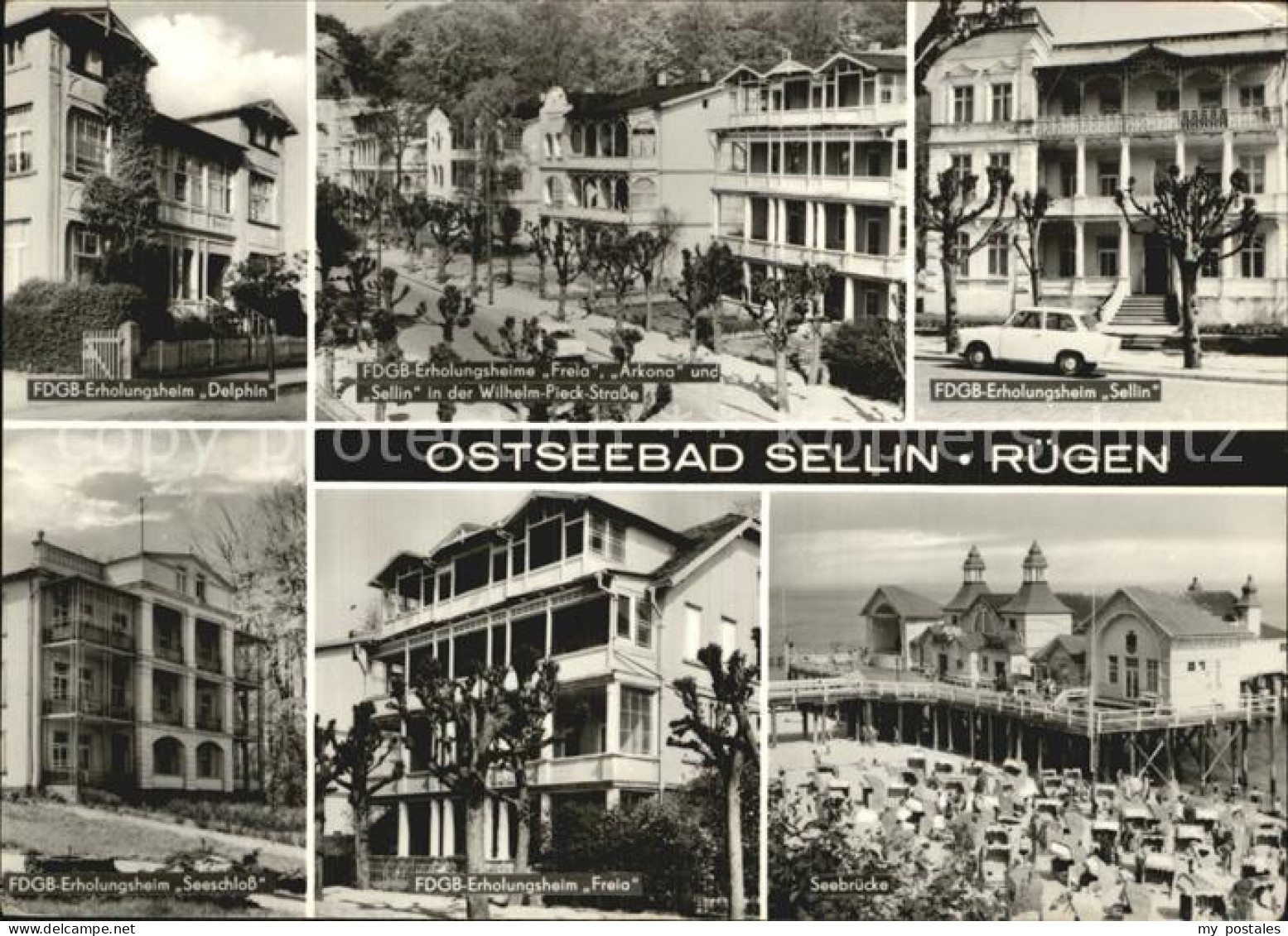 Sellin Ruegen Erholungsheime Sellin Seeschloss Freia Seebruecke