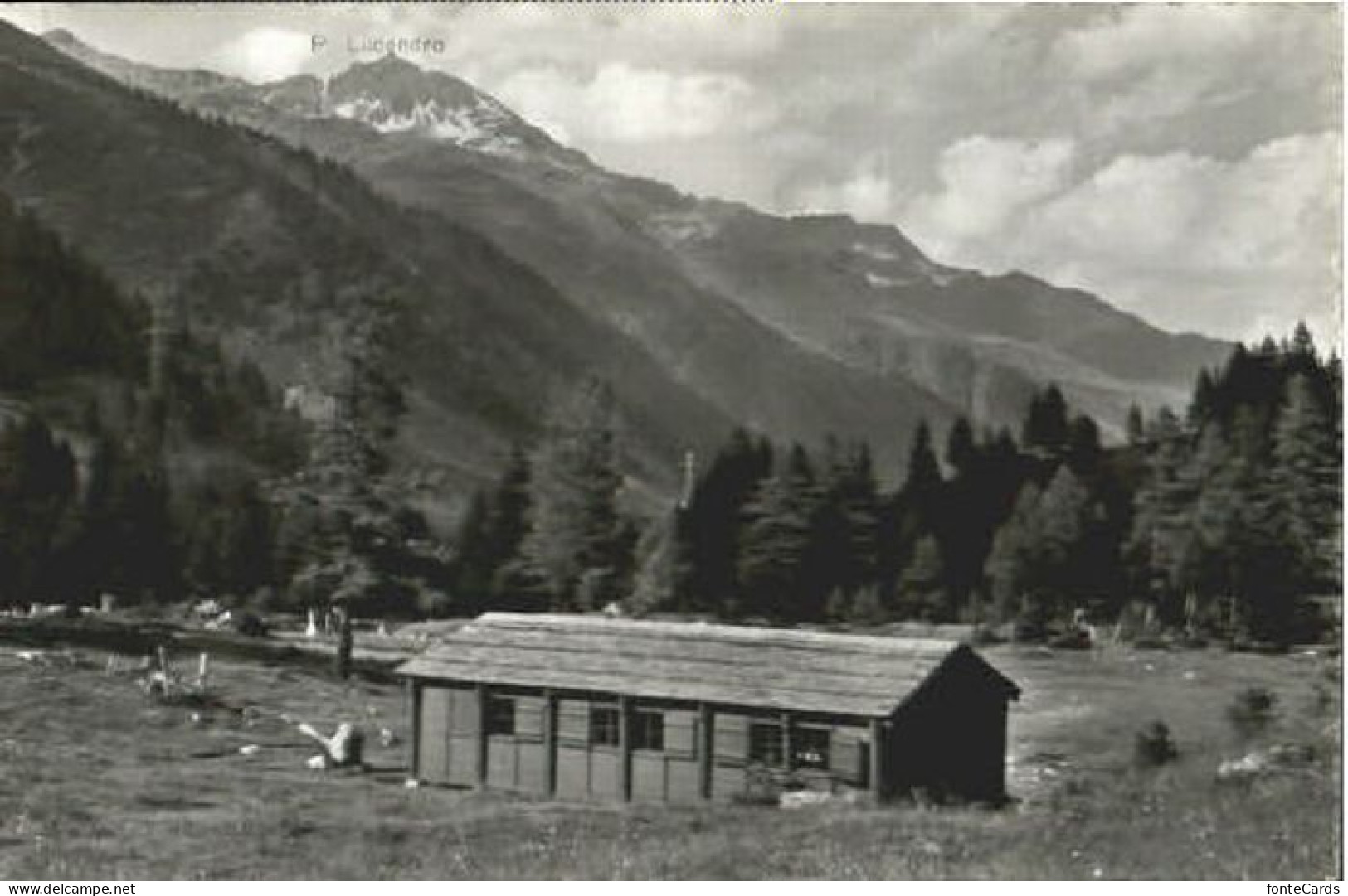 Selva Tujetsch Selva  ungelaufen ca. 1955