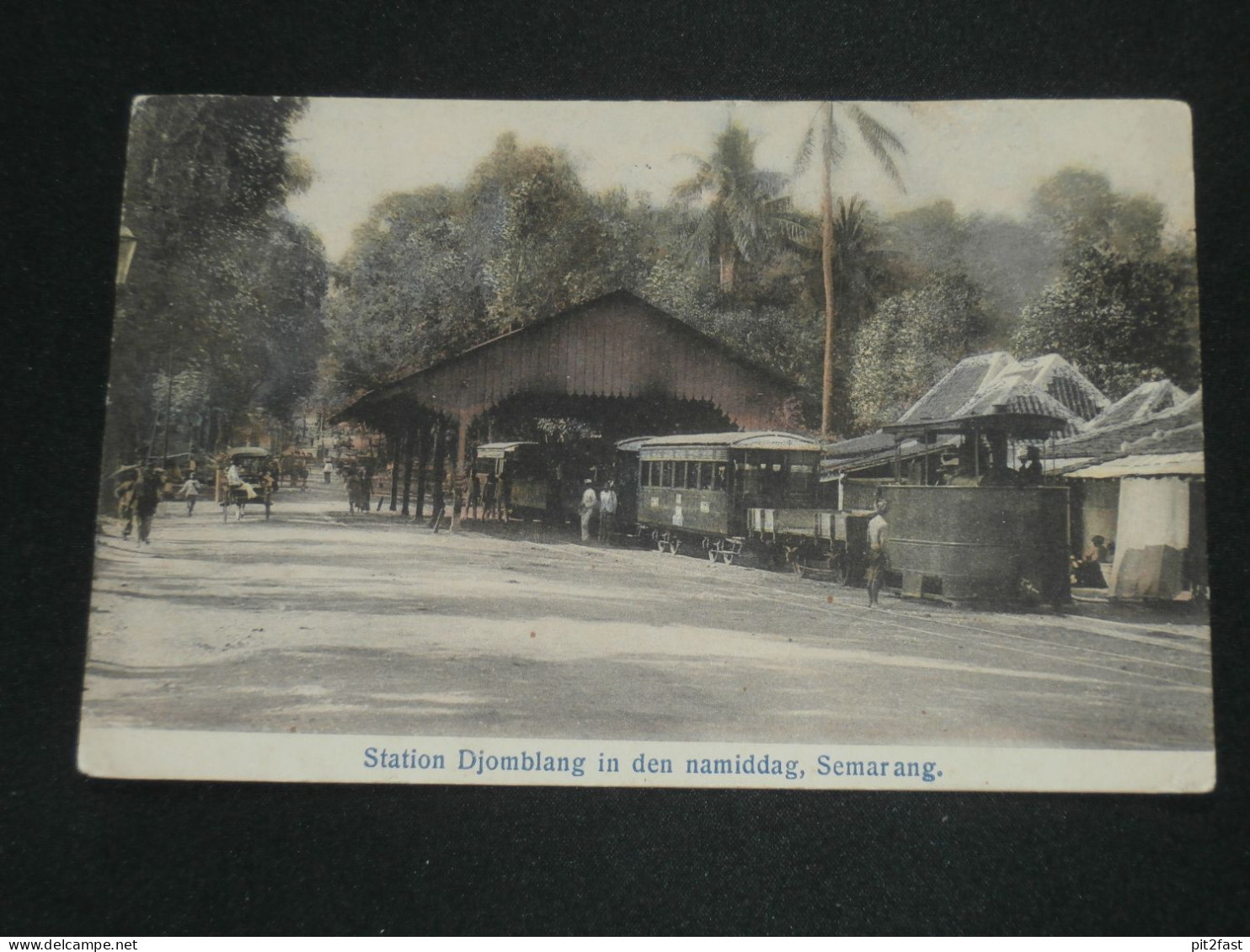 Semarang auf Java , 1914 , Eisenbahn , Indonesien , Indonesia , Ansichtskarte , AK , CPA !!