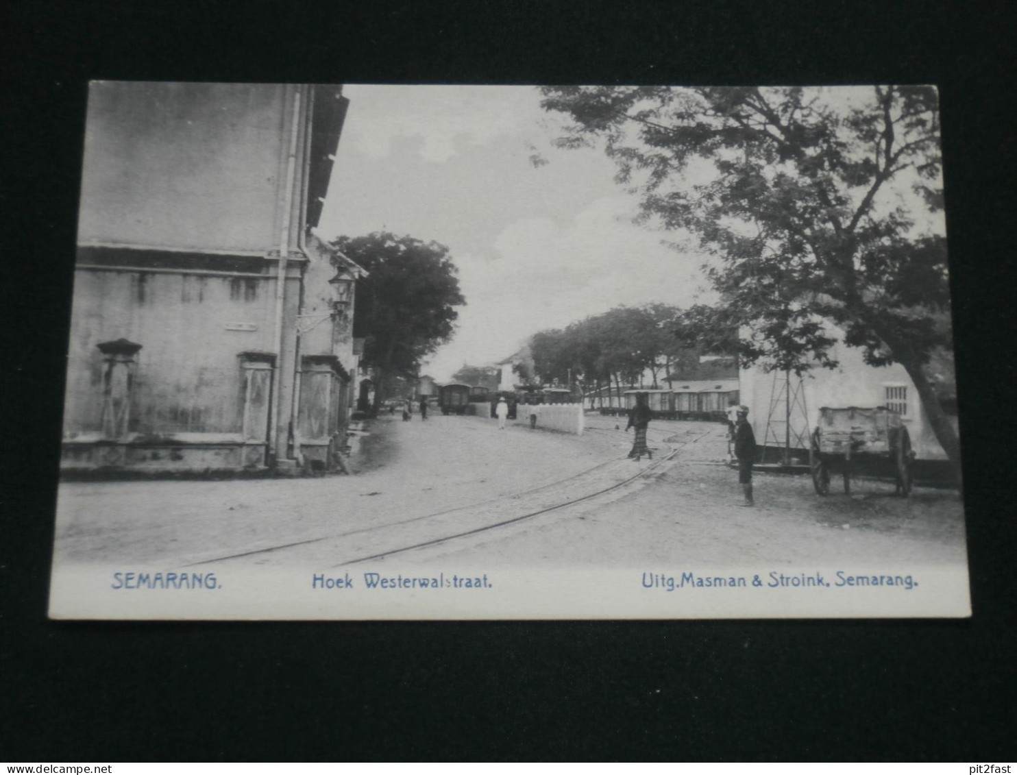 Semarang auf Java , ca. 1910 , Hoek Westerwallstraat , Indonesien , Indonesia , Ansichtskarte , AK , CPA !!