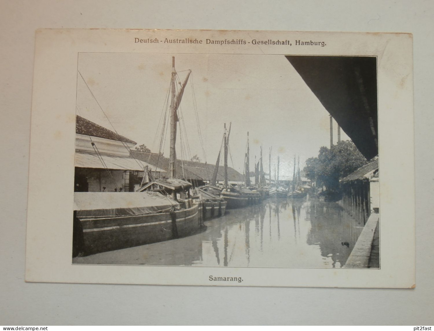 Semarang / Samarang in Java / Indonesien , ca. 1910 , Dampfschiff-Gesellschaft , Indonesia , Ansichtskarte , AK !!