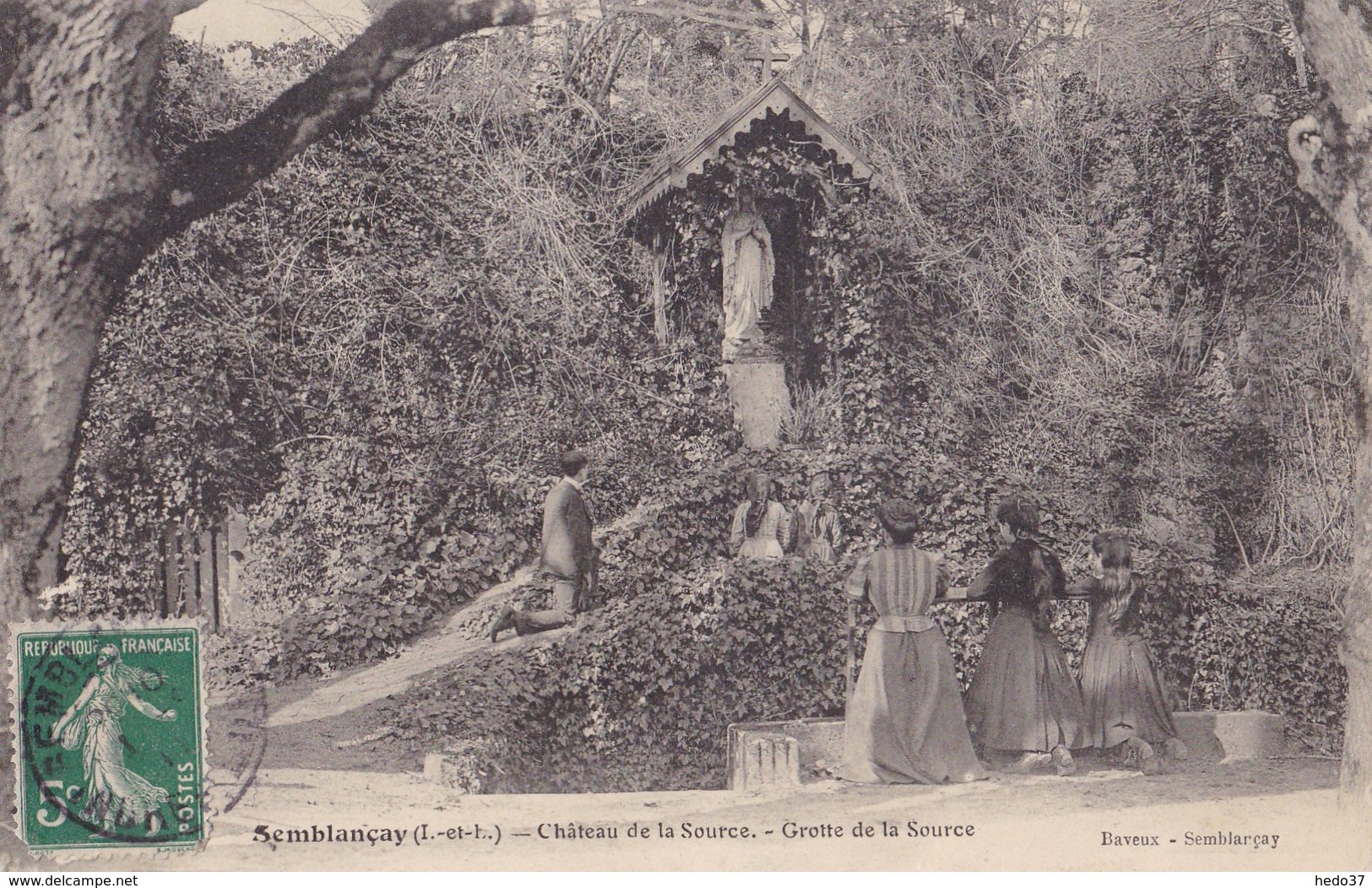 Semblançay - Château de la Source - Grotte de la Source