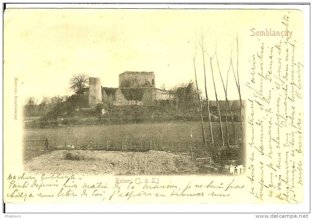 SEMBLANCAY  -  Ruines