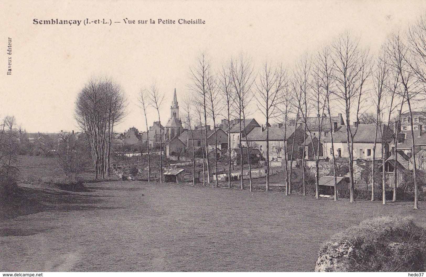 Semblançay - Vue sur la Petite Choisille