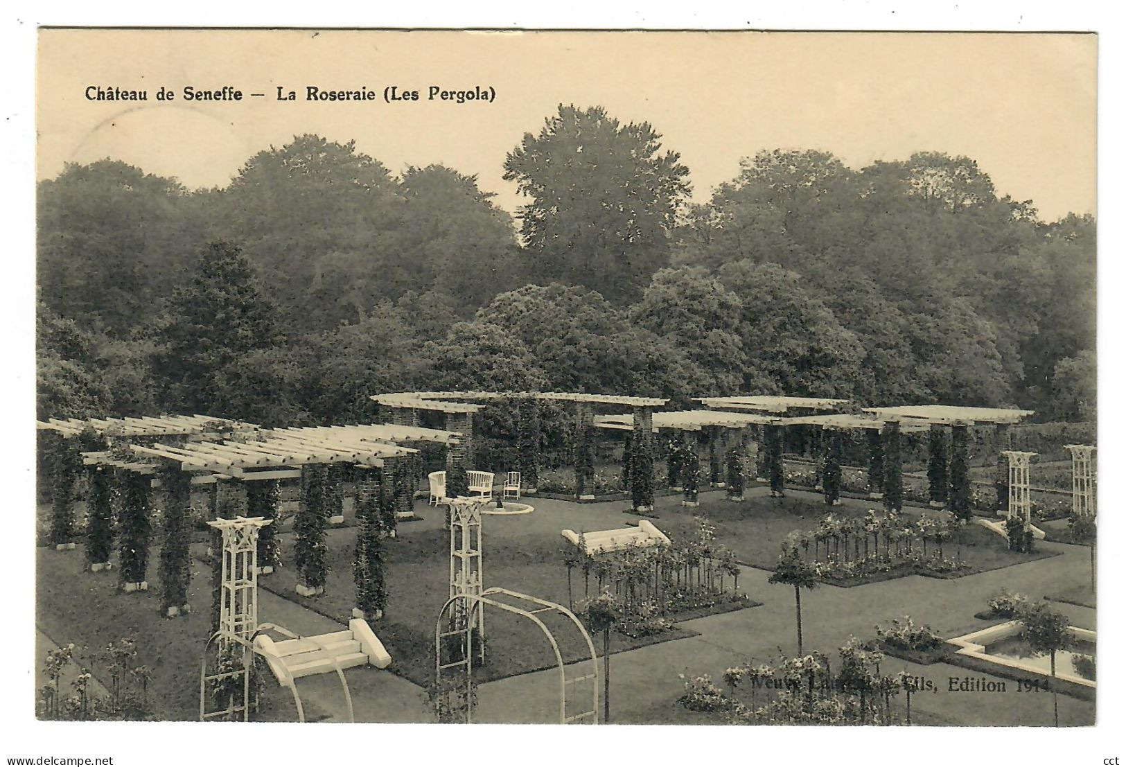 Seneffe   Château de Seneffe  La Roseraie (Les Pergola)      FELDPOSTKARTE