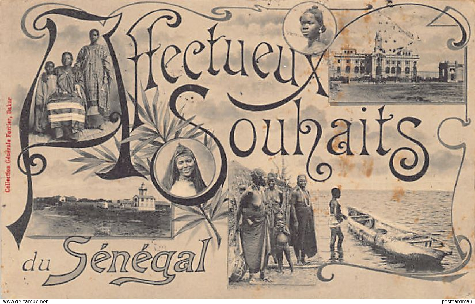 Sénégal - Affectueux souhaits du Sénégal - Ed. Fortier