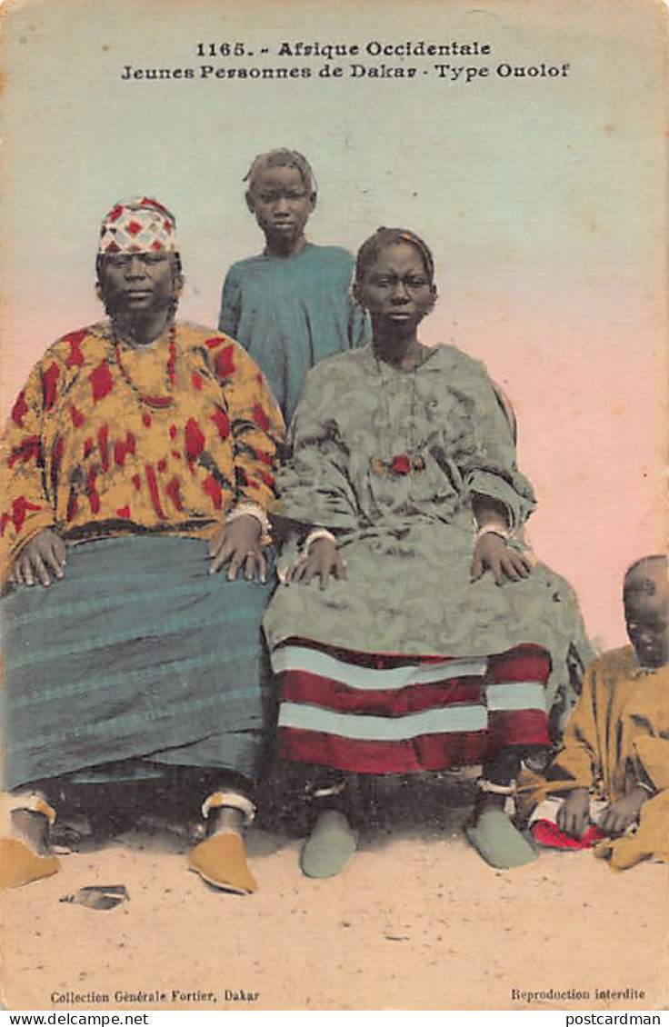 Sénégal - Jeunes personnes de Dakar - Type Wolof - Ed. Fortier 1165