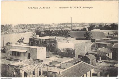 Afrique - Sénégal - Saint-Louis - Panorama de Saint-Louis - Carte Postale vierge