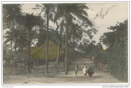 CPA SENEGAL - ENTREE D'UN VILLAGE