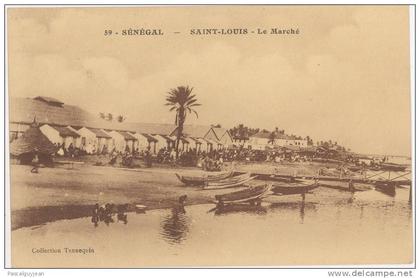 CPA SENEGAL - SAINT-LOUIS - LE MARCHE