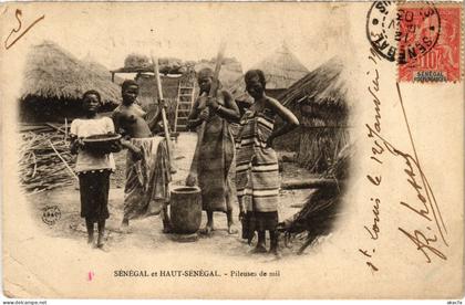 PC SENEGAL SENEGAL ET HAUT-SÉNÉGAL - PIROGUES DE MIL (a76375)