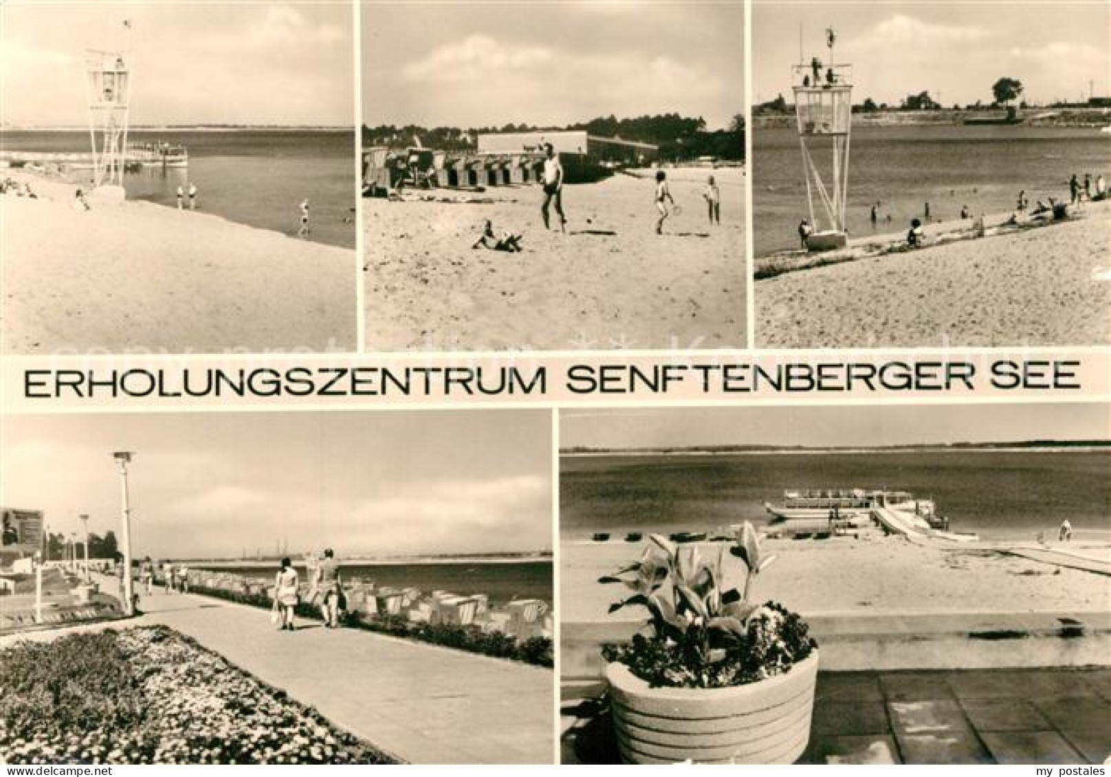 Senftenberg Niederlausitz Erholungszentrum Senftenberger See Strand Promenade
