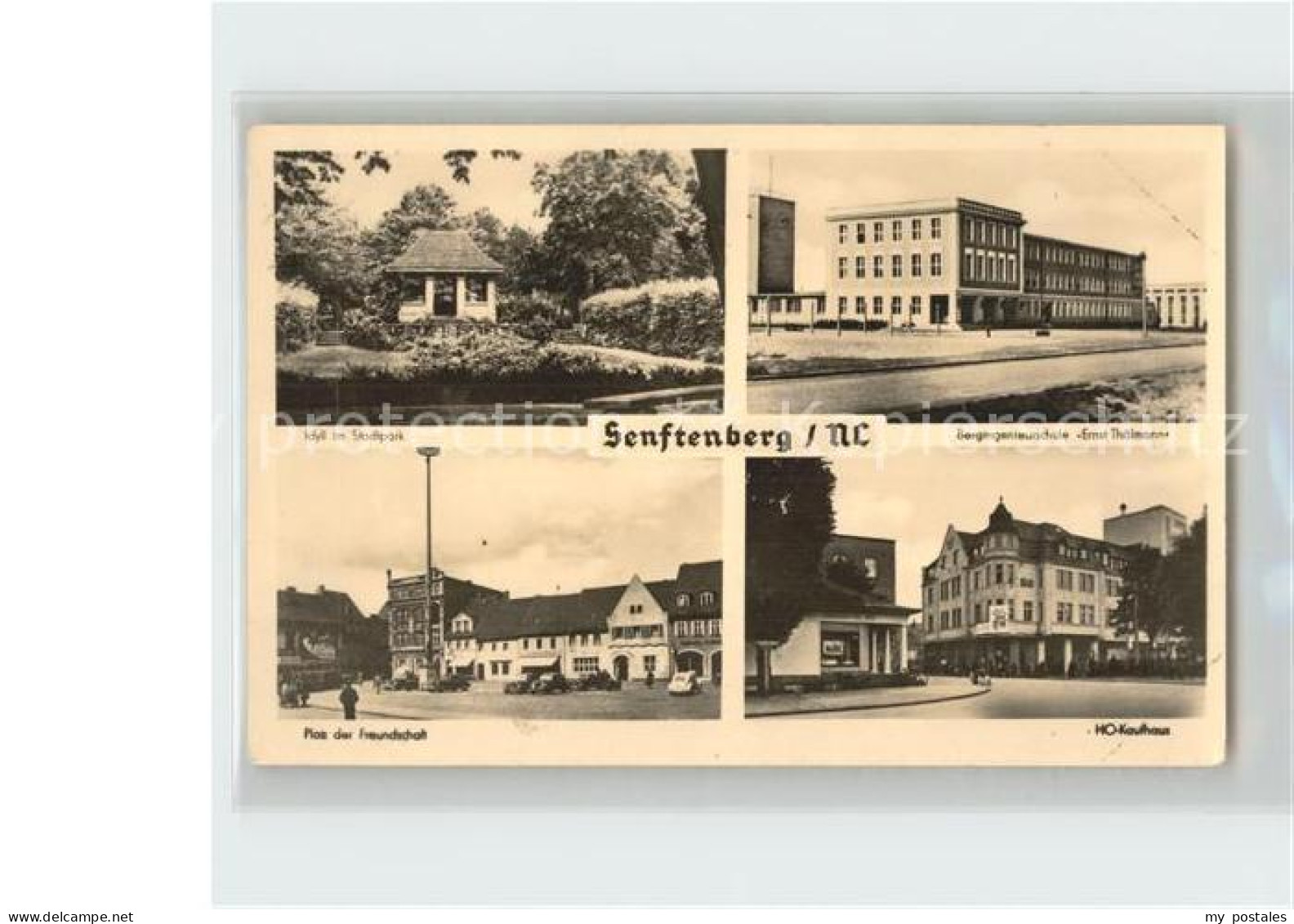 Senftenberg Niederlausitz Kaufhaus Platz der Freundschaft