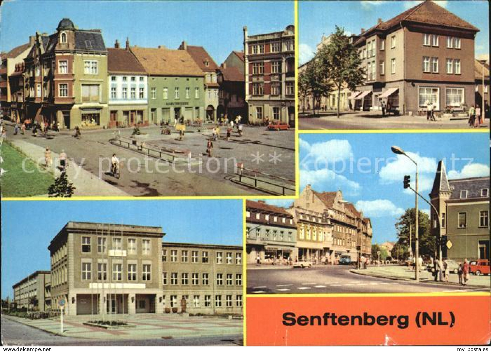 Senftenberg Niederlausitz Platz der Freundschaft Gaststaette StadtCafe Ingenieur