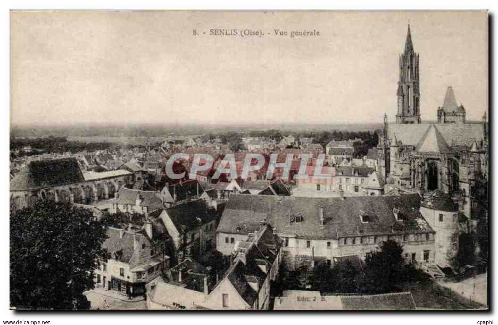 Senlis CPA Vue generale
