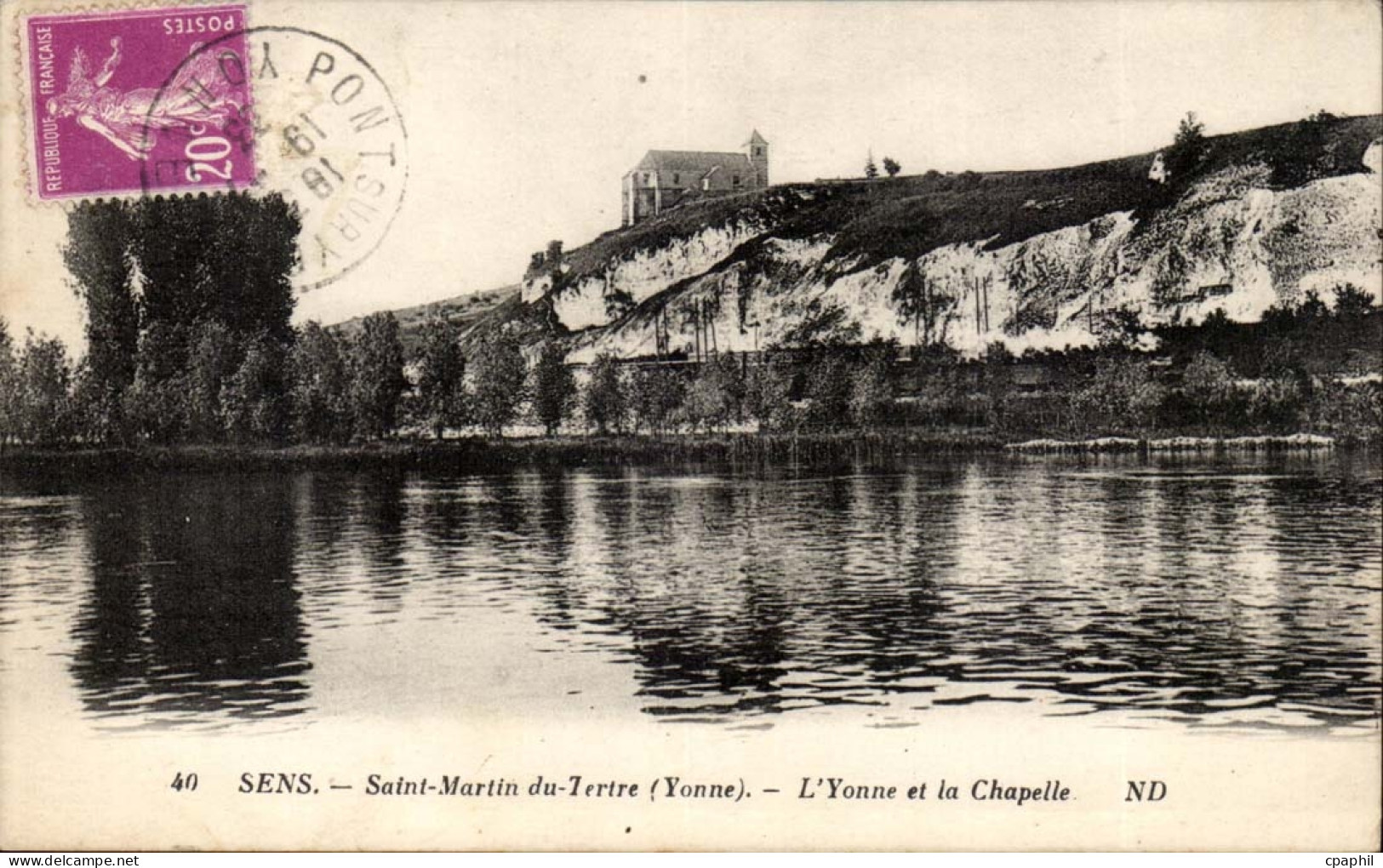 Sens CPA Saint Martin du Tertre L'Yonne et la chapelle