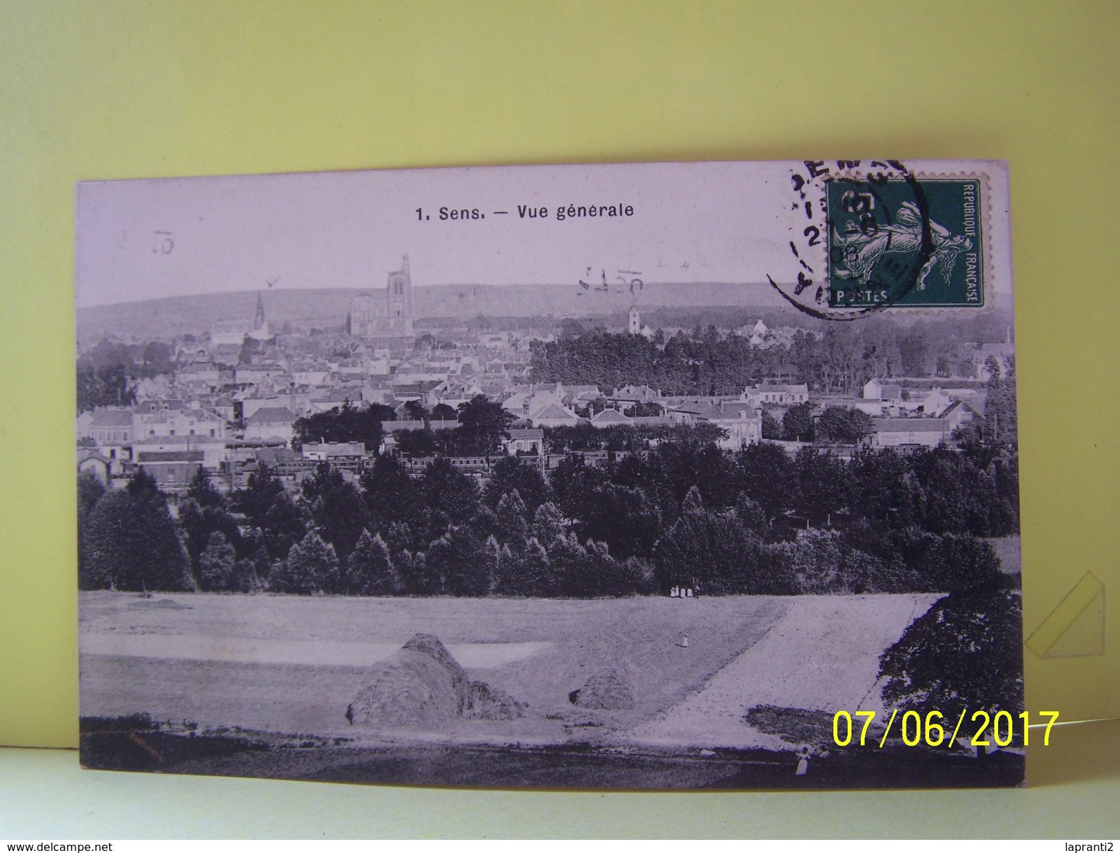 SENS (YONNE) VUE GENERALE.