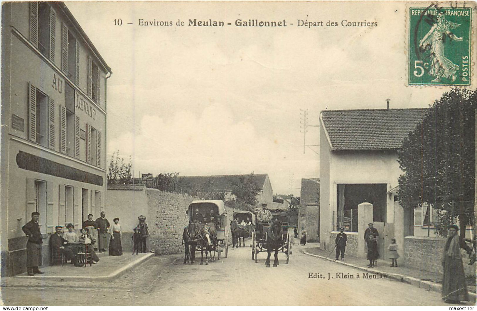 SERAINCOURT Gaillonnet départ des Courriers