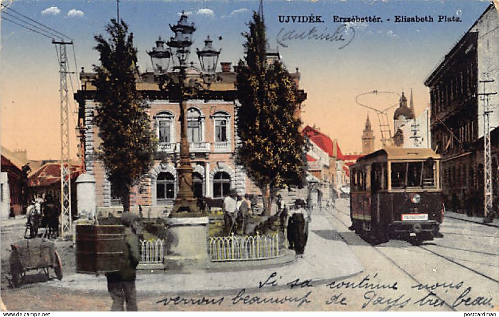Serbia - NOVI SAD Újvidék - Elizabeth Square