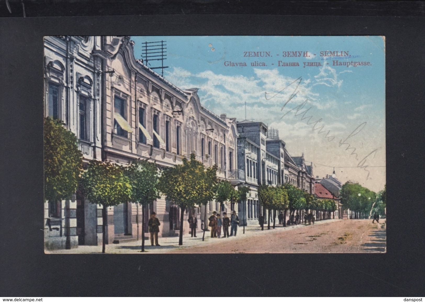 Serbia PPC Zemun 1914