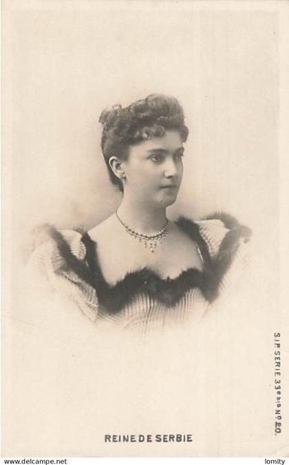 Serbie reine de Serbie Draga
