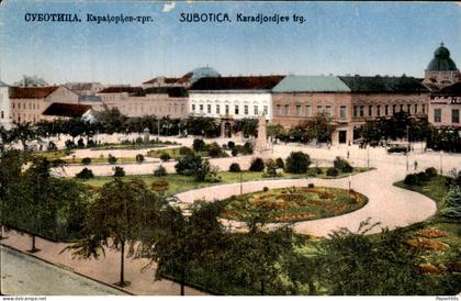 Servië Serbia - Subotica - Karadjordjev trg.