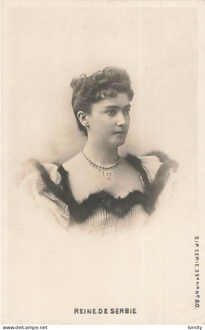 Serbie reine de Serbie Draga