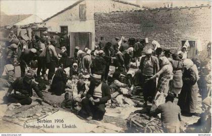 Serbien 1916 - Dienstagsmarkt in Uesküb