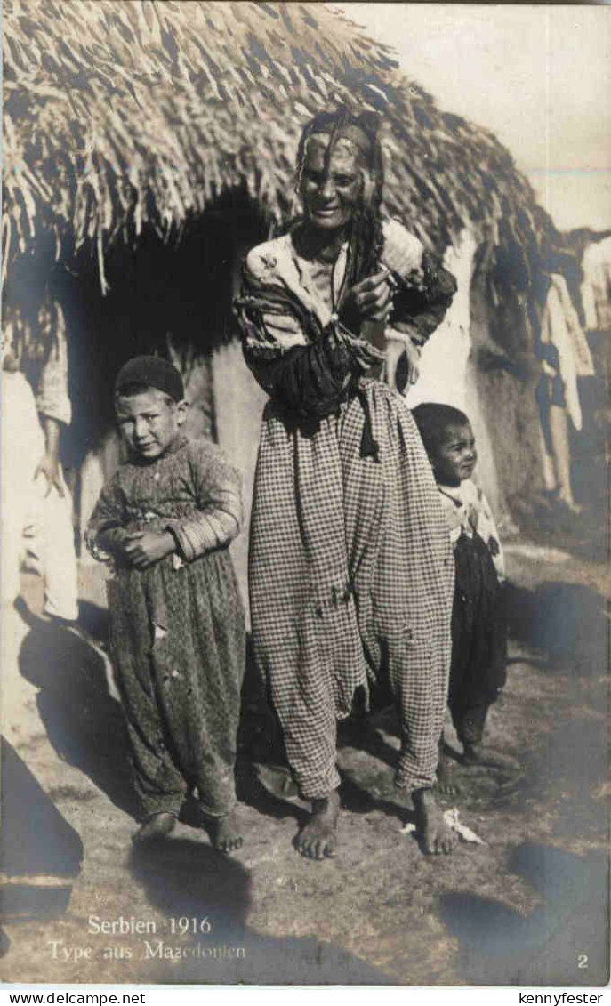 Serbien 1916 - Type aus Mazedonien