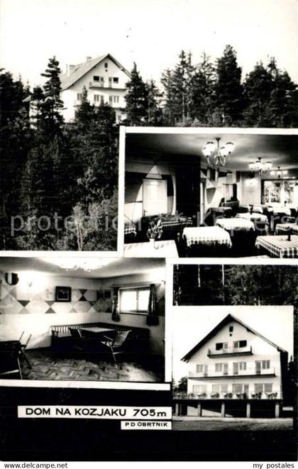 Jugoslawien Yugoslavie Dom na Kozjaku Berghotel Restaurant