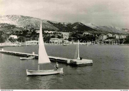 Jugoslawien Yugoslavie Segelboot Hafen