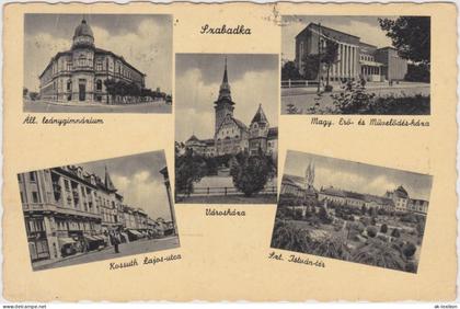 Maria-Theresiopel Subotica (Szabadka/Суботица) Mehrbild: Straßen und Plätze 1943
