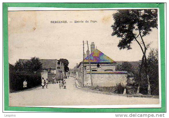 SERGINES -- Entrée du Pays