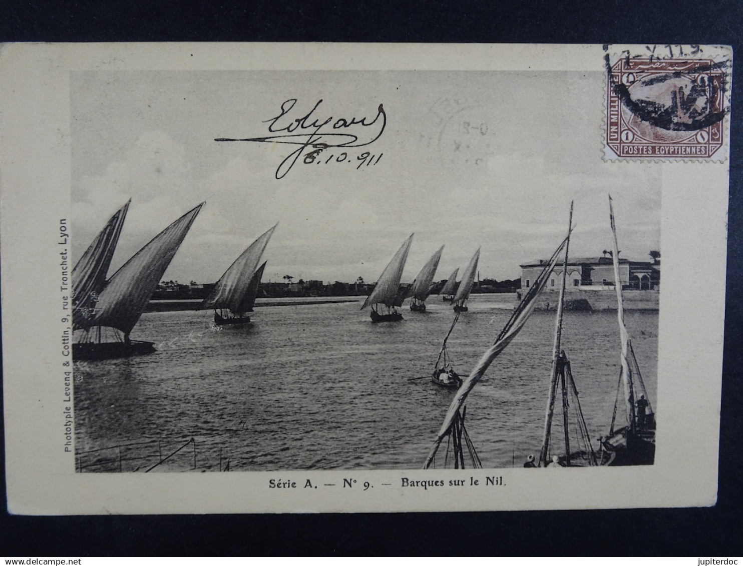 Série A. N° 9 Barques sur le Nil