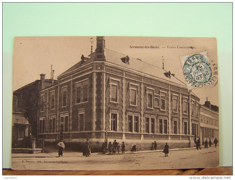 SERMAIZE-LES-BAINS (MARNE) ECOLES COMMUNALES.