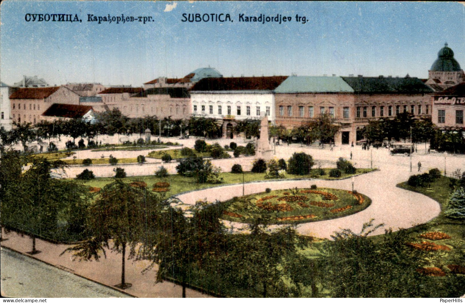 Servië Serbia - Subotica - Karadjordjev trg.