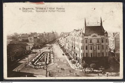 AK Belgrade, Térasie et l`hotel Moskou