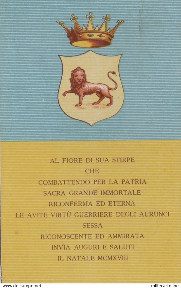 # SESSA AURUNCA: PRO COMBATTENTI SESSANI