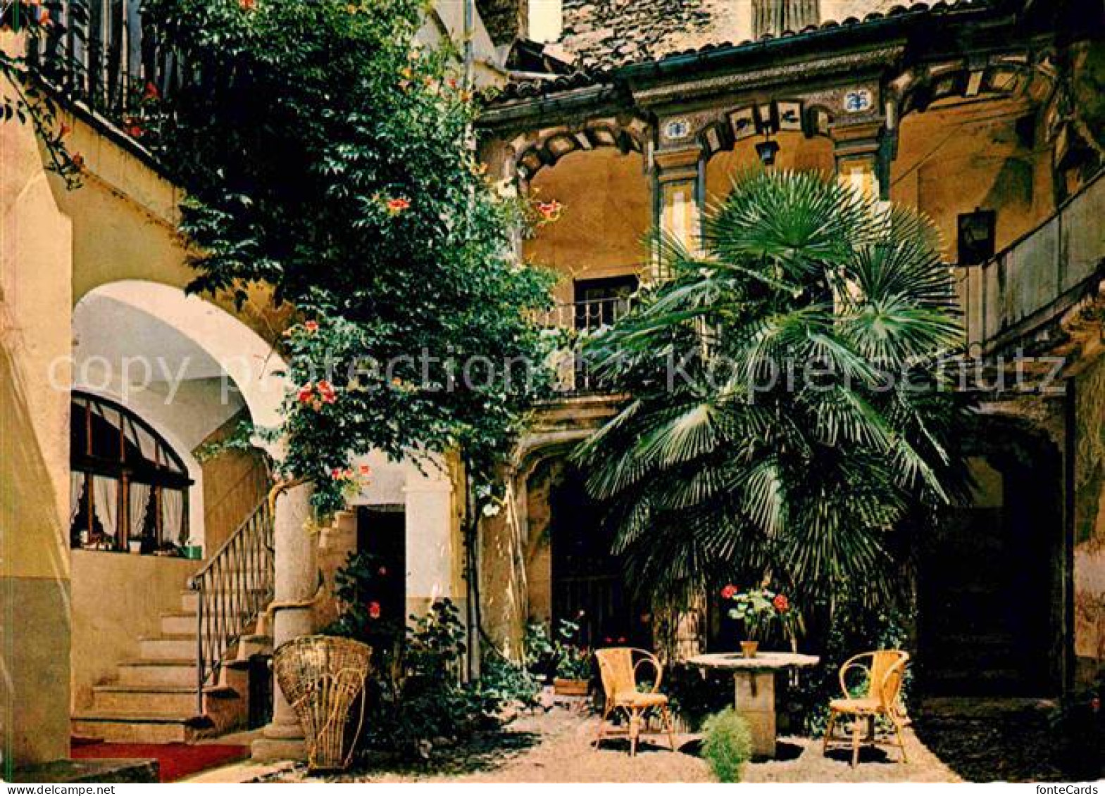 Sessa Hinterhof Il Ticino pittoresco