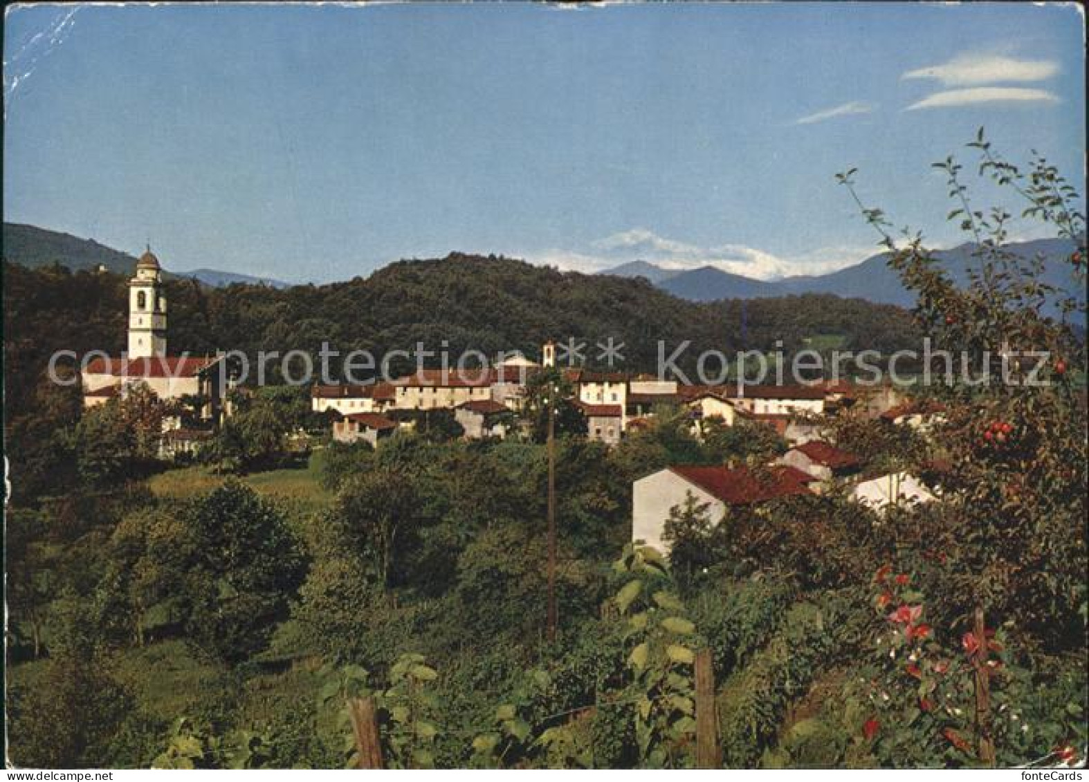 Sessa Ortsansicht Kirche