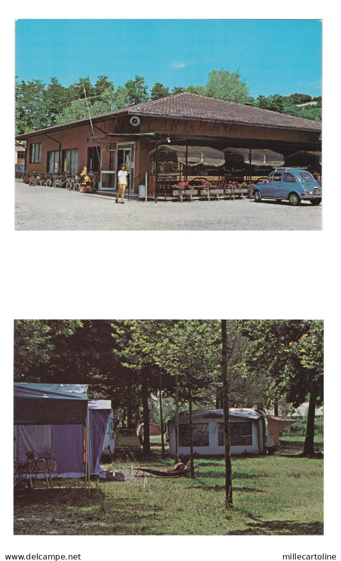 SESTO CALENDE - Camping "La Sfinge", 2 Cartoline