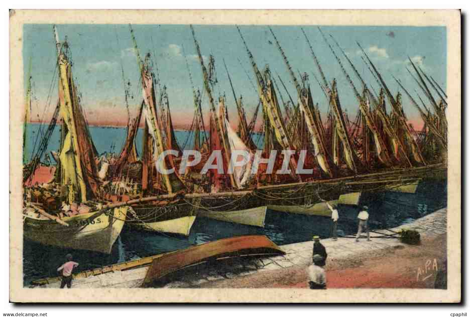 Sete CEtte CPA Le port de peche