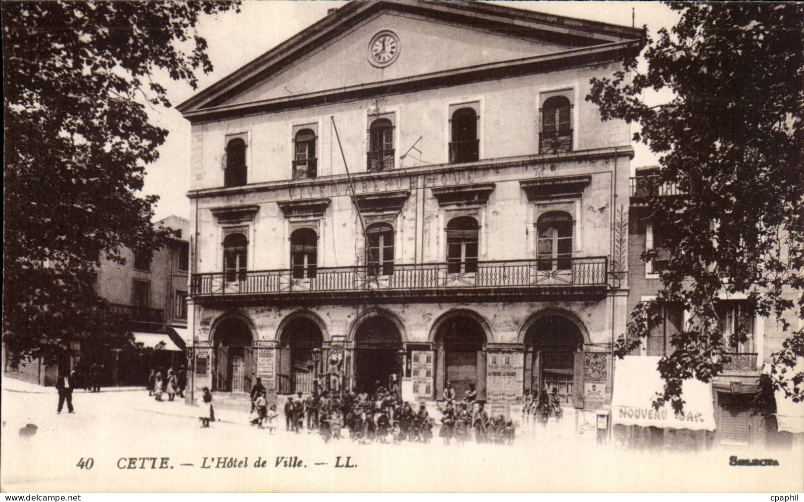 Sete - Cette - L'Hotel de Ville - CPA