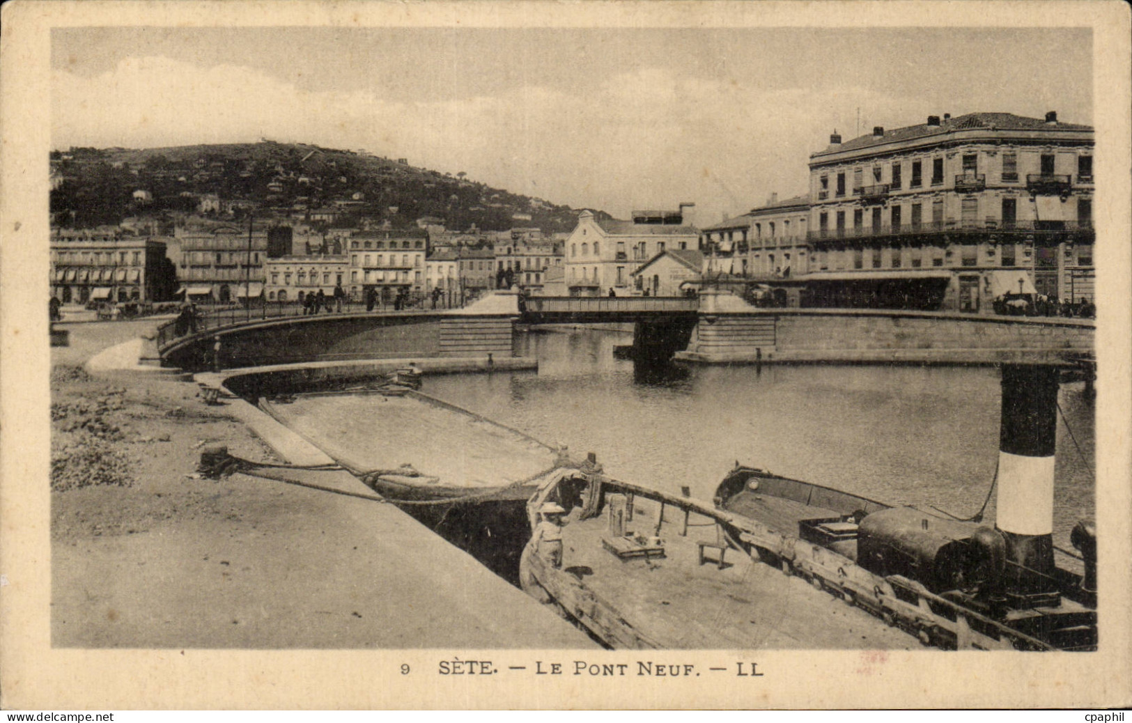 Sete - Cette - Le Pont Neuf - CPA