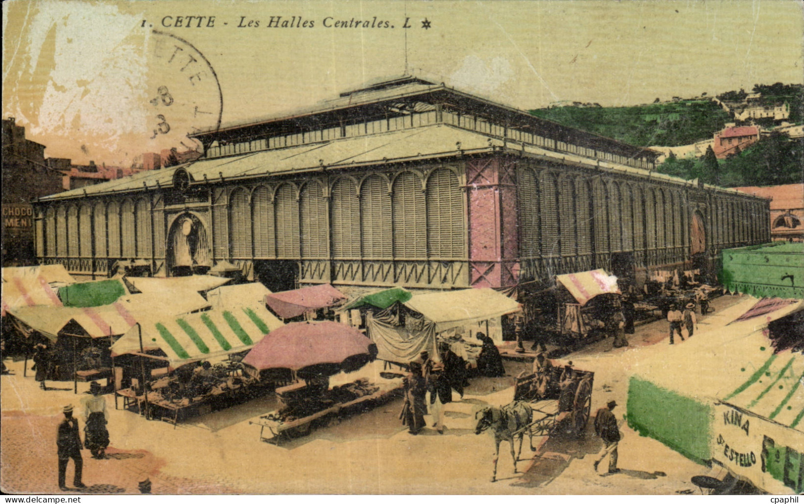 Sete - Cette - Les Halles Centrales - CPA