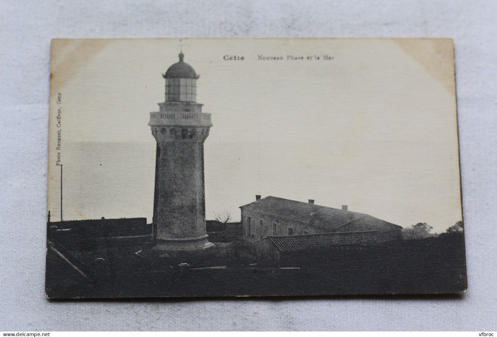 Sète, Cette, nouveau phare et la mer, Hérault 34