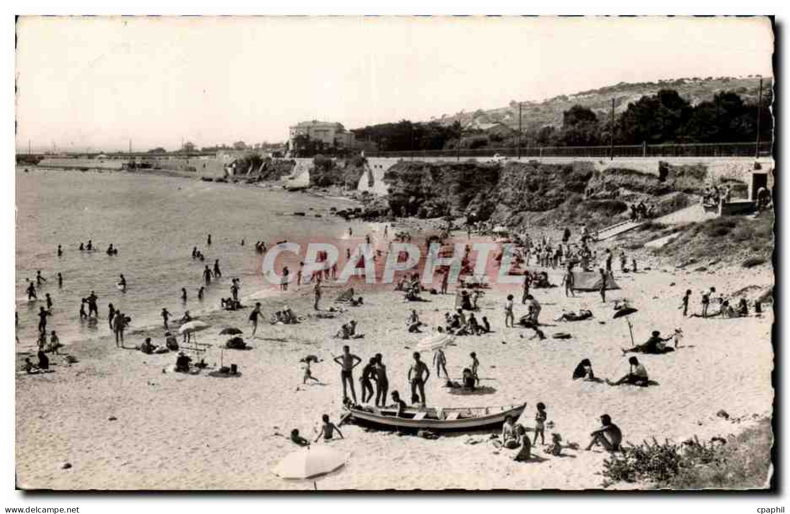 Sete - Cette - Plage de la Corniche - CPA